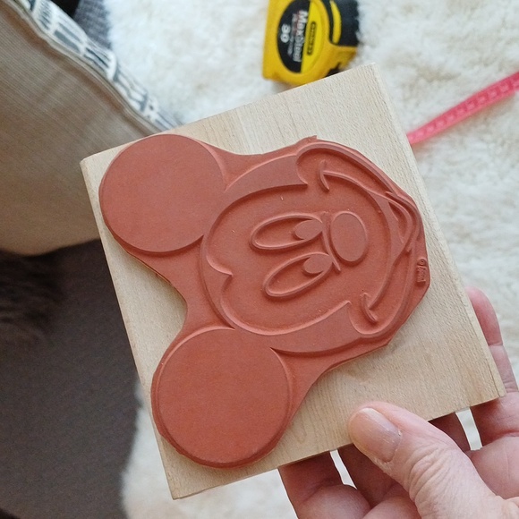 Mickey Mouse Big Mickey Portrait Stamp Rubber Stampede A1404G New - Picture 5 of 9